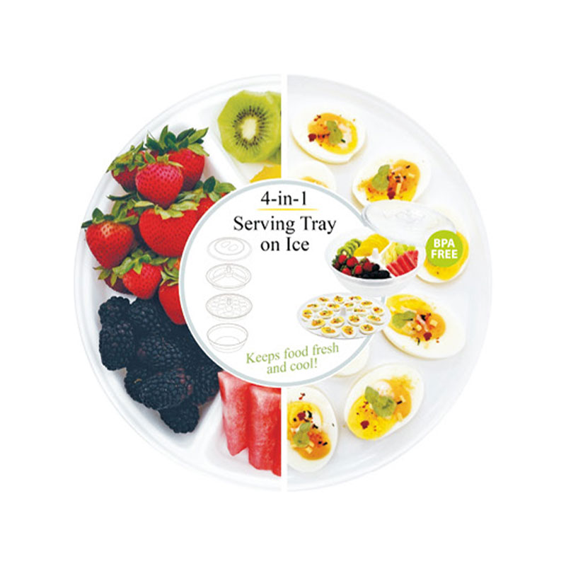 4-in-1-Serviertablett auf Eis